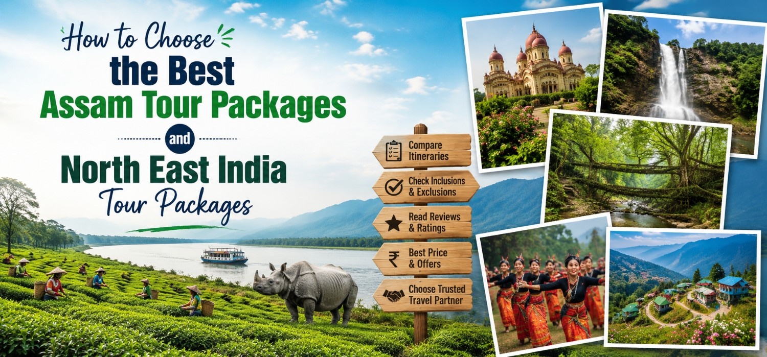 How to Choose the Best Assam Tour Packages and North East India Tour Packages